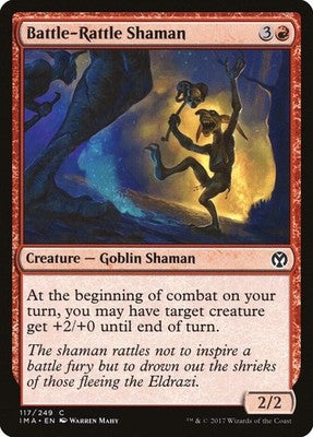 Battle-Rattle Shaman IMA 117 NM Magic: The Gathering
