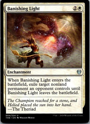 Banishing Light 4 Uncommon Theros Beyond Death Magic: The Gathering LP