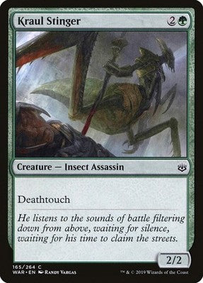 Kraul Stinger WAR 165 NM Magic: The Gathering