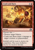 Crash and Burn DFT 119 Foil NM Magic: The Gathering