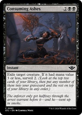 Consuming Ashes OTJ 83 Foil NM Magic: The Gathering