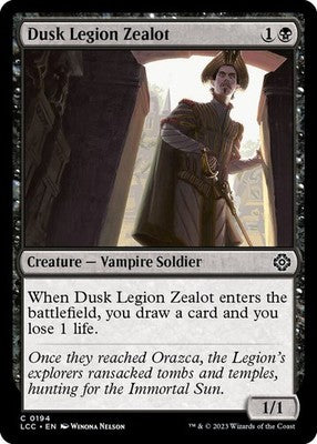 Dusk Legion Zealot LCC 194 NM Magic: The Gathering