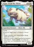 Appa, Loyal Sky Bison TLA 9 NM Magic: The Gathering