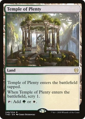Temple of Plenty THB 248 NM Magic: The Gathering