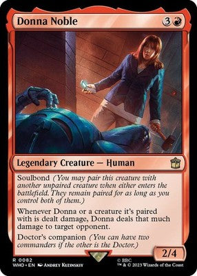 Donna Noble WHO 82 NM Magic: The Gathering