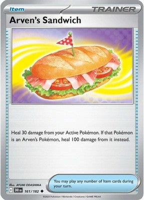 Arven's Sandwich 161/182 SV10: Destined Rivals Pokémon TCG