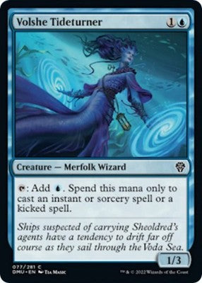 Volshe Tideturner DMU 77 NM Magic: The Gathering