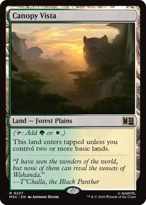 Canopy Vista MSC 227 NM Magic: The Gathering