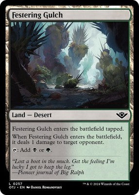 Festering Gulch OTJ 257 NM Magic: The Gathering