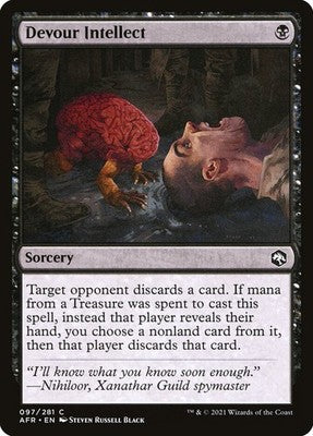 Devour Intellect AFR 97 NM Magic: The Gathering