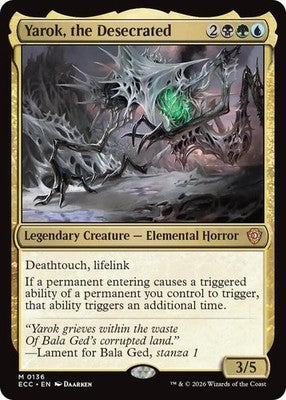 Yarok, the Desecrated ECC 136 NM Magic: The Gathering