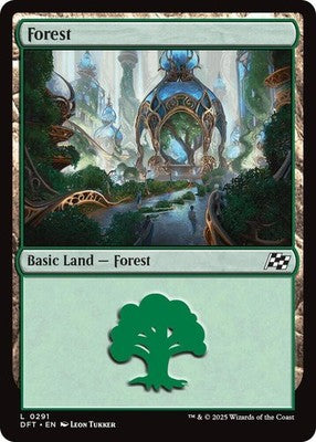 Forest DFT 291 NM Magic: The Gathering