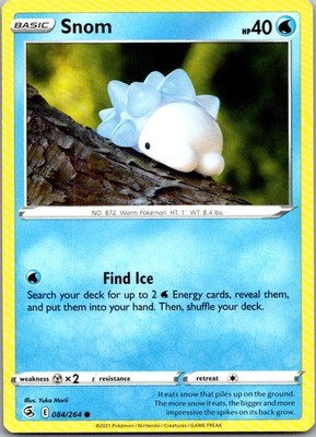 Snom 084/264 Common Fusion Strike Pokemon Lightly Played