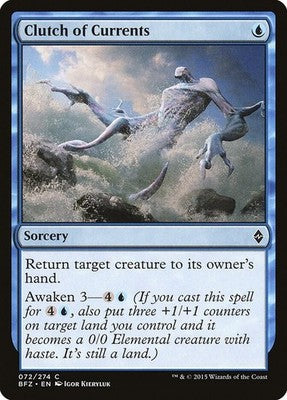 Clutch of Currents BFZ 72 NM Magic: The Gathering