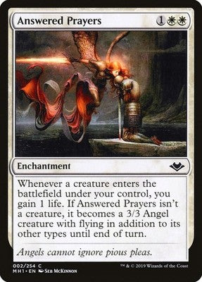 Answered Prayers MH1 2 NM Magic: The Gathering