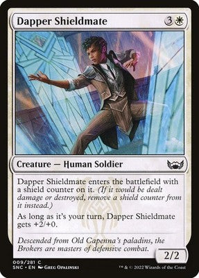 Dapper Shieldmate SNC 9 NM Magic: The Gathering