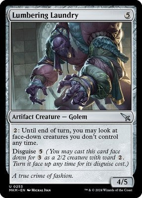 Lumbering Laundry MKM 253 NM Magic: The Gathering