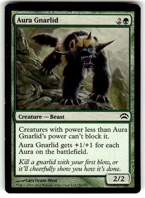 Aura Gnarlid Planechase 2012 55 C Magic: The Gathering Near Mint