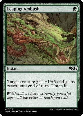 Leaping Ambush WOE 177 NM Magic: The Gathering