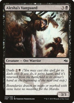 Alesha's Vanguard FRF 60 NM Magic: The Gathering
