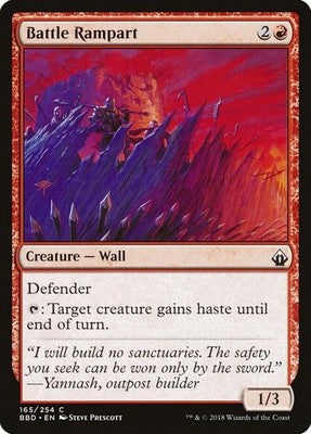 Battle Rampart BBD 165 NM Magic: The Gathering