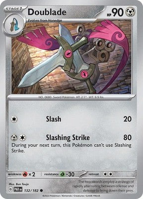 Doublade 132/182 SV04: Paradox Rift Pokémon TCG