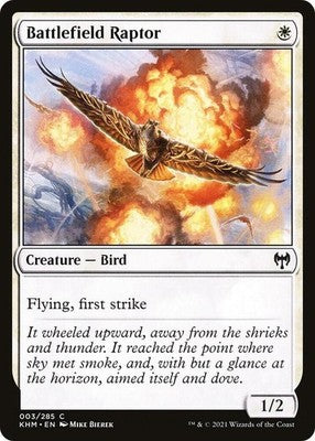 Battlefield Raptor KHM 3 LP Magic: The Gathering