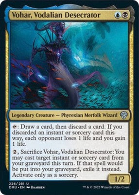 Vohar, Vodalian Desecrator DMU 226 NM Magic: The Gathering
