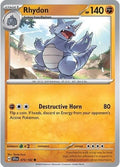 Rhydon 075/142 SV07: Stellar Crown Reverse Holofoil Pokémon TCG