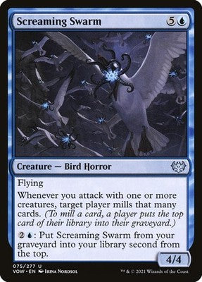 Screaming Swarm VOW 75 NM Magic: The Gathering