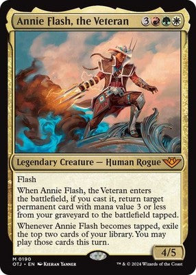 Annie Flash, the Veteran OTJ 190 Foil NM Magic: The Gathering