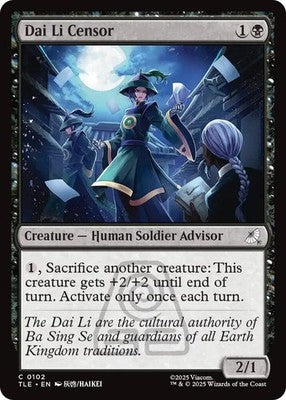 Dai Li Censor TLE 102 NM Magic: The Gathering
