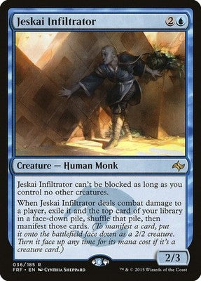 Jeskai Infiltrator FRF 36 NM Magic: The Gathering