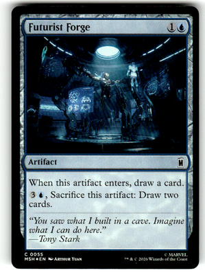 Futurist Forge Marvel Super Heroes 55 C Foil Magic: The Gathering Near Mint