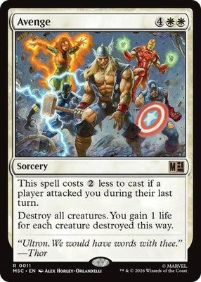 Avenge MSC 11 NM Magic: The Gathering