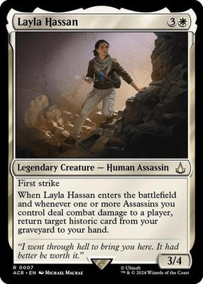 Layla Hassan ACR 7 NM Magic: The Gathering
