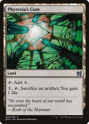 Phyrexia's Core DDU 68 NM Magic: The Gathering