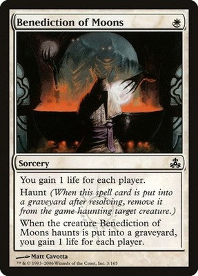 Benediction of Moons GPT 3 LP Magic: The Gathering