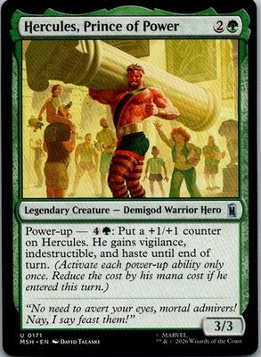 Hercules, Prince of Power 171 Marvel Super Heroes Magic: The Gathering NM