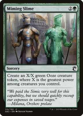 Miming Slime GK2 113 NM Magic: The Gathering