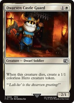 Dwarven Castle Guard FIN 18 NM Magic: The Gathering
