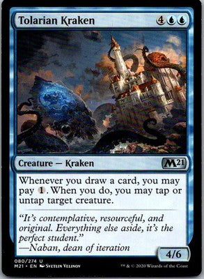 Tolarian Kraken 80 Uncommon Core Set 2021 Magic: The Gathering Lightly Played