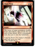 Chaos Warp Universes Beyond: Doctor Who 225 R Magic: The Gathering Near Mint