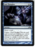 Last Thoughts Gatecrash 40 C Magic: The Gathering Near Mint