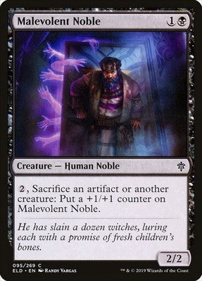 Malevolent Noble ELD 95 NM Magic: The Gathering