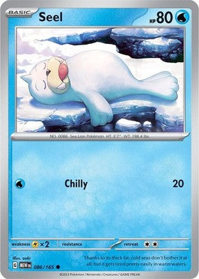 Seel 086/165 SV: Scarlet & Violet 151 Pokémon TCG