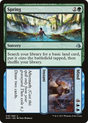 Spring // Mind AKH 219 NM Magic: The Gathering