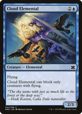 Cloud Elemental MM2 42 NM Magic: The Gathering