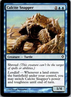 Calcite Snapper 25 Common Worldwake Magic: The Gathering Lightly Played
