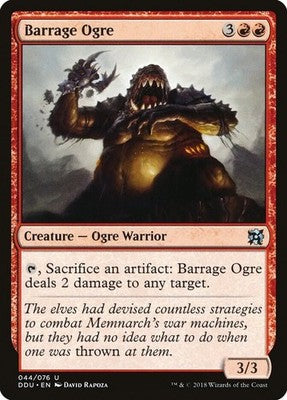 Barrage Ogre DDU 44 NM Magic: The Gathering